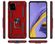 θωρακισμένη θήκη για Samsung Galaxy A51, Nox Case Ring, κόκκινη