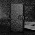 θήκη πτερύγιο για Realme Note 70T 4G, Wallet Rhombus, μαύρη