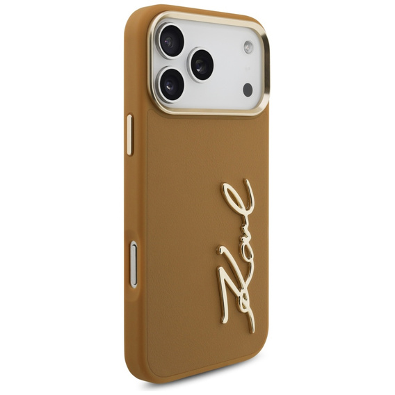 Θήκη Karl Lagerfeld Karl Script Logo – με μεταλλικά κουμπιά για iPhone 17 Pro Max