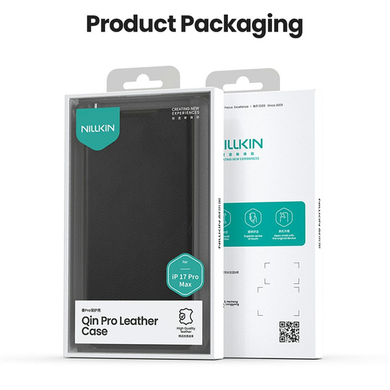 Θήκη με πτυσσόμενο κάλυμμα NILLKIN CamShield Qin Pro για iPhone 17 Pro
