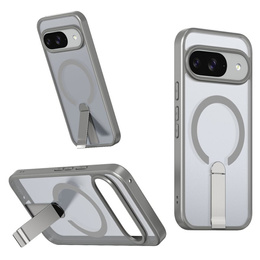 Υβριδική θήκη Fusion για Google Pixel 10 / 10 Pro, για MagSafe, με βάση, γκρι