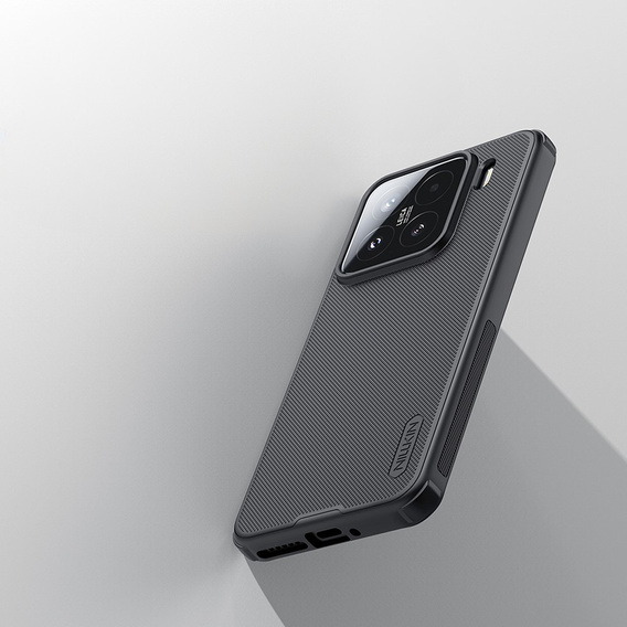 θήκη NILLKIN για Xiaomi 15, Frosted Shield, για MagSafe, μαύρη