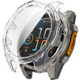 Θήκη 2σε1 + γυαλί μετριασμένο για Garmin Fenix 8 43mm, διαφανής