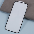 Μετριασμένο γυαλί 3D για iPhone 15 Plus, με κάλυμμα ηχείου, μαύρο
