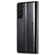 Θήκη με πτερύγιο για Samsung Galaxy S23, ERBORD Waxy Wallet, μαύρη