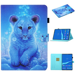 Θήκη για Lenovo Tab M10 Plus TB-X606F, με πτερύγιο, tiger