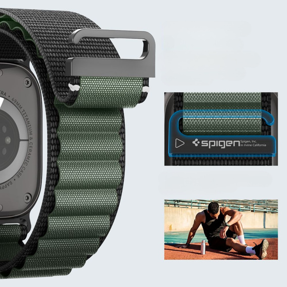 Λουράκι Spigen WBF1 Band για Apple Watch 8/9/10/11/SE/Ultra 1/2 (44/45/46/49 mm)