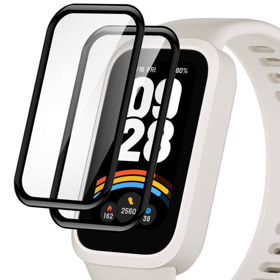 2x υβριδικό γυαλί ERBORD για Xiaomi Smart Band 9 Active