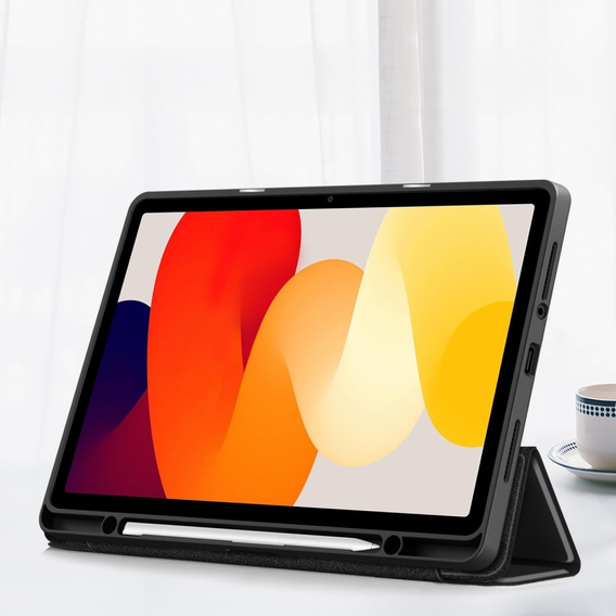 Θήκη για Xiaomi Redmi Pad SE 11", Smartcase Hybrid, με χώρο για γραφίδα, μαύρη