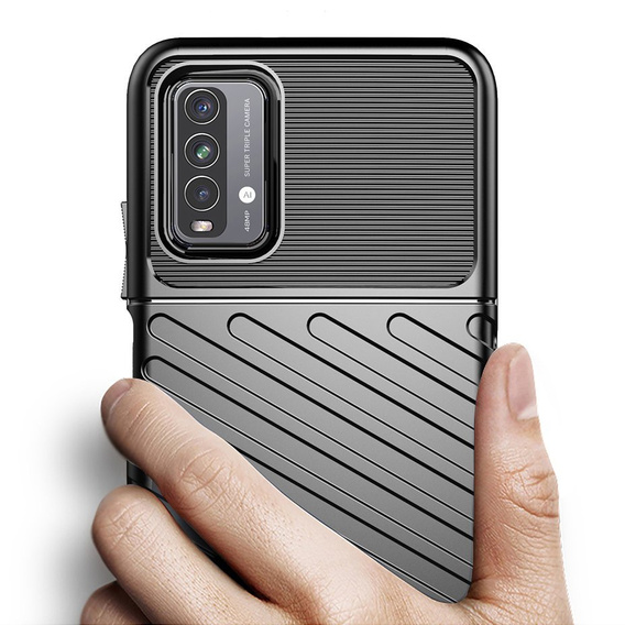 Θήκη για Xiaomi Redmi 9T, Thunder, μαύρη