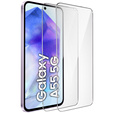 2x Μετριασμένο γυαλί ERBORD 9H Hard Glass στην οθόνη για Samsung Galaxy A55 5G