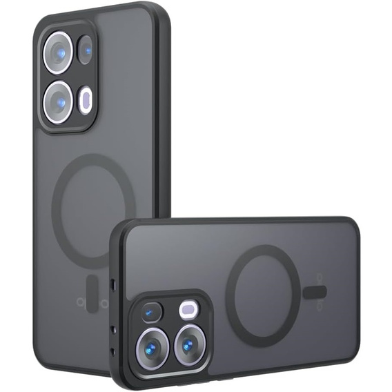 Θήκη για Oppo Reno 13 Pro, για MagSafe, ERBORD Μatt Case, μαύρη