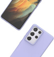 Θήκη για Samsung Galaxy S21 Ultra, Silicone Lite, λεβάντας