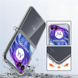Θήκη για Motorola Razr 50 Ultra, Fusion Hybrid, διαφανής