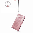 Θήκη με πτερύγιο για Honor 400 5G, Butterfly, ροζ rose gold