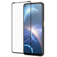 Μετριασμένο γυαλί 3D για HTC Desire 22 Pro 5G, μαύρη