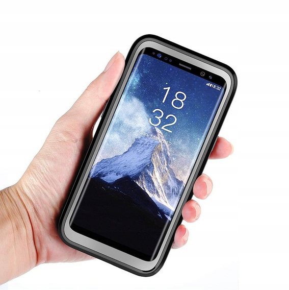 Θήκη για Samsung Galaxy S9, Shockproof, με μεμβράνη, μπλε
