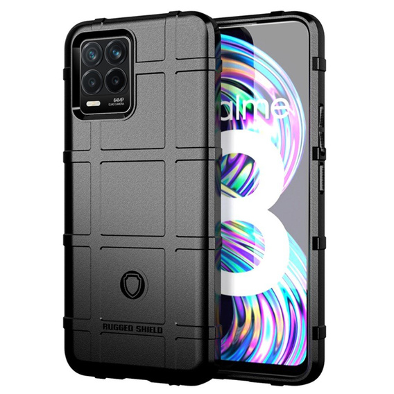 Θήκη για Realme 8/8 Pro, Rugged Shield, μαύρη