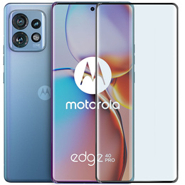 Μετριασμένο γυαλί 3D για Motorola Edge 40 Pro, μαύρη