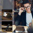 θήκη CASEME για Samsung Galaxy M33 5G, Leather Wallet Case, καφέ