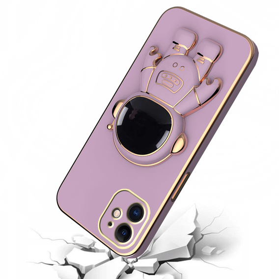 Θήκη για iPhone 12, Astronaut, μωβ