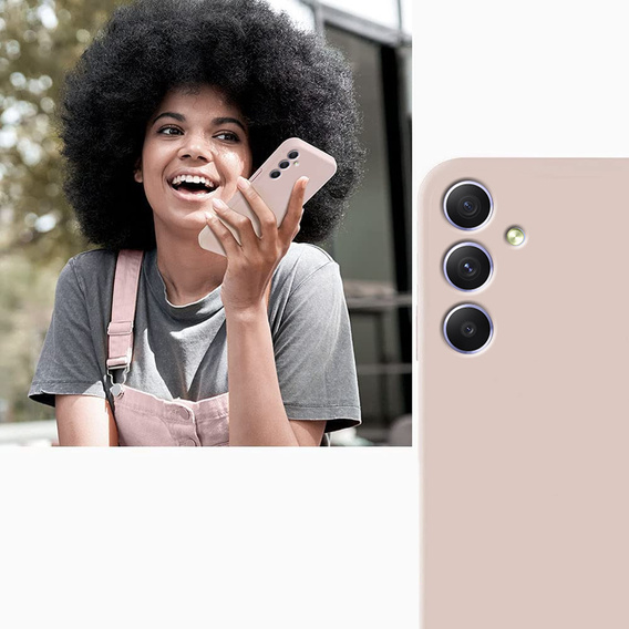 Θήκη για Samsung Galaxy A34 5G, Silicone Lite, ροζ