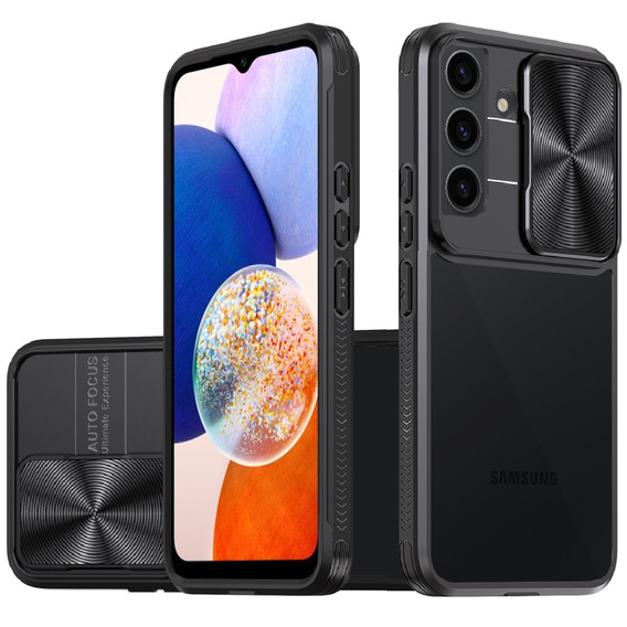 Θήκη για Samsung Galaxy A14 4G/5G, Slide Camera, μαύρη