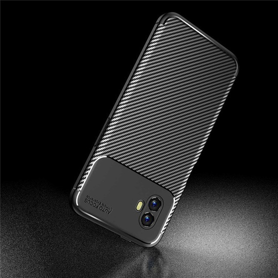 Θήκη για Samsung Galaxy Xcover 6 Pro, Carbon Gel, μαύρη
