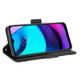 Θήκη με πτερύγιο για Motorola Moto E20/E30/E40, Card Slot, μαύρη