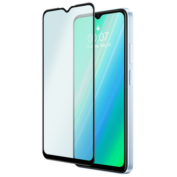 2x Μετριασμένο γυαλί για Oppo A17, ERBORD 3D πλήρης οθόνη