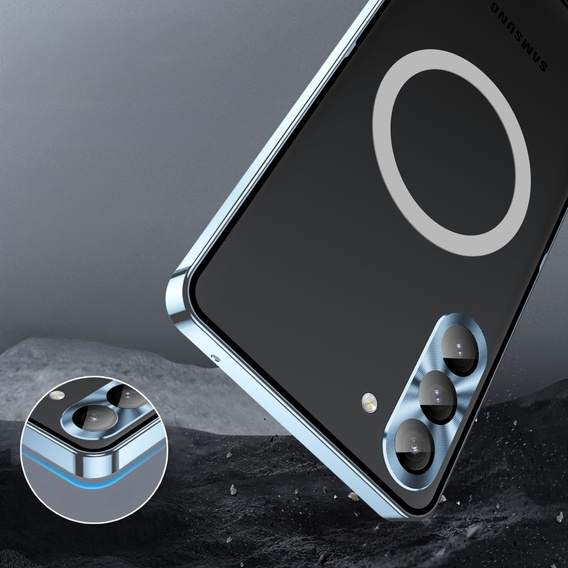 θήκη προστασίας κάμερας για το Samsung Galaxy S23, CamShield MagSafe, διαφανής / μπλε