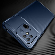Θήκη για Xiaomi Redmi 10C, Carbon Gel, σκούρο μπλε