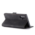 θήκη CASEME για Samsung Galaxy Note 10 Plus/5G, Leather Wallet Case, μαύρη