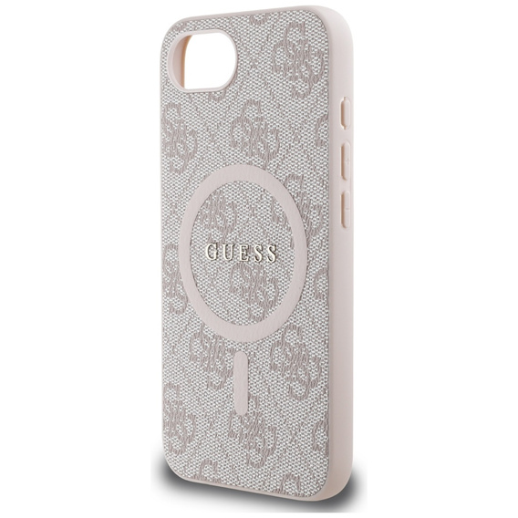 Θήκη Guess HC MagSafe PU 4G Ring Classic Logo για iPhone 16e