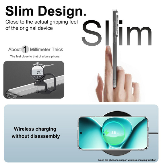 Θήκη IMAK για Xiaomi Redmi Note 15 Pro Plus 5G, σειρά UX-5, διαφανής