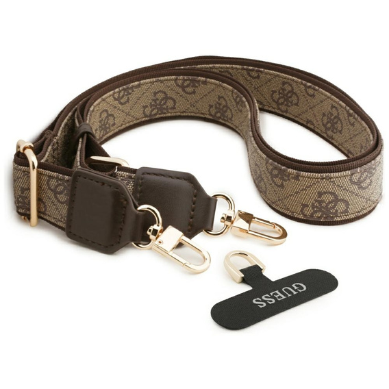 GUESS 4G Strass Logo θήκη για MagSafe με λουράκι για iPhone 17