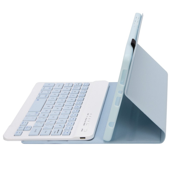 Θήκη + πληκτρολόγιο Samsung Galaxy Tab A7 Lite 8.7 T220 / 225, μπλε