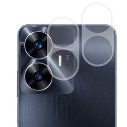 2x ERBORD μετριασμένο γυαλί για την κάμερα για να Realme C55, διαφανής