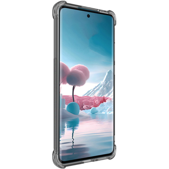 IMAK Θήκη για Motorola Edge 40 Neo, Dropproof, διαφανής / μαύρη