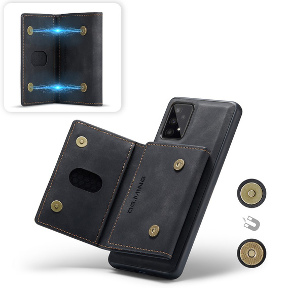 Θήκη για Samsung Galaxy A53 5G, DG.MING 2in1, μαύρη