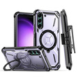 Θήκη για Samsung Galaxy S23 Plus, Heavy Duty Ring Belt Clip, μωβ