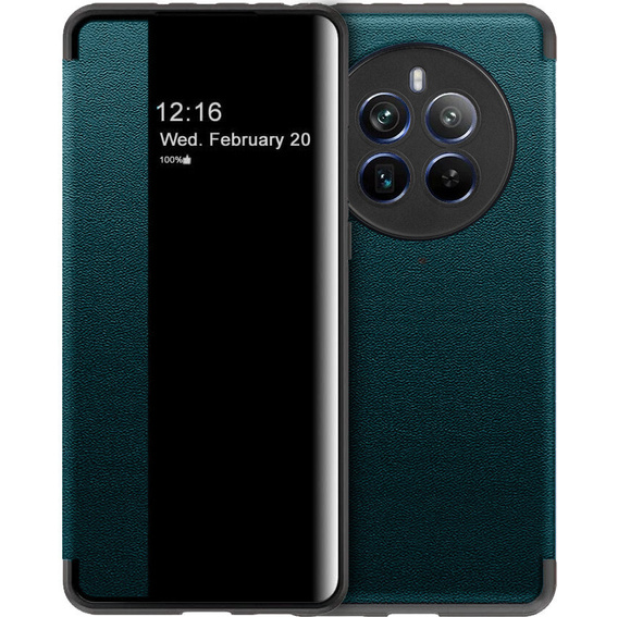 Η αναδιπλούμενη θήκη για το Realme 12 Pro 5G / 12 Pro+ 5G, Side View, πράσινη