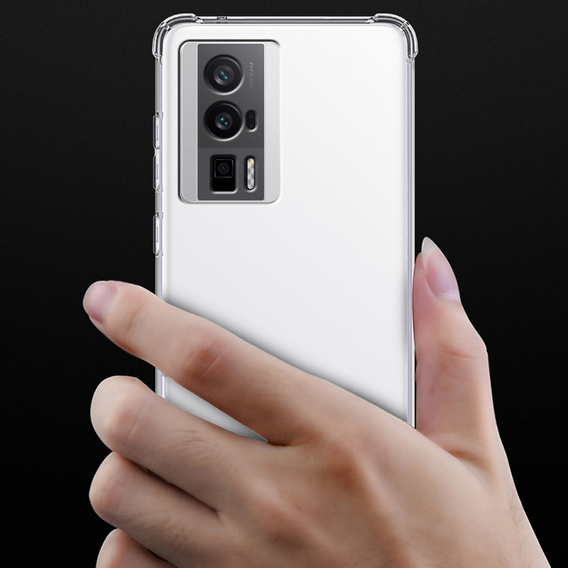 Θήκη για Xiaomi Poco F5 Pro, Dropproof, διαφανής