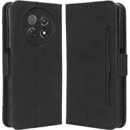 Θήκη με πτερύγιο για Huawei Nova Y91 4G, Card Slot, μαύρη