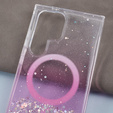 θήκη για Samsung Galaxy S24 Ultra, Glittery, για MagSafe, ροζ