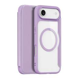 Θήκη Dux Ducis για iPhone Air, Skin X Pro, με πτερύγιο, για MagSafe, μοβ