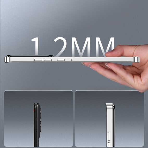 θήκη προστασίας κάμερας για το Motorola Edge 50 Pro 5G, CamShield MagSafe, ασημένια