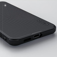 θήκη NILLKIN για Samsung Galaxy S25, Frosted Shield, για MagSafe, μαύρη