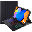 Θήκη φωτιζόμενου πληκτρολογίου Bluetooth Touchpad για Lenovo Idea Tab 11" 2025 TB336FU TB336ZU, μαύρο