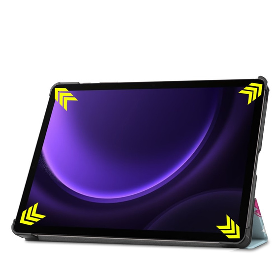 Θήκη για Samsung Galaxy Tab S10 Lite / S10 FE / S9 FE, με πτερύγιο, unicorn